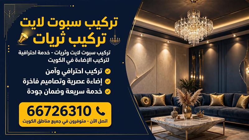 تركيب سبوت لايت الكويت